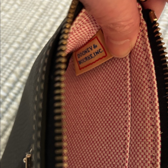 Dooney & Bourke Black Pebble Leather Wristlet - Picture 6 of 14